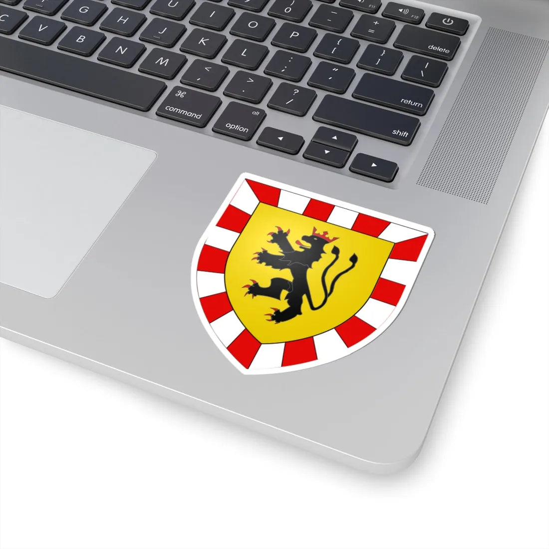 Wappen Burggrafen von Nürnberg Haus Raas (Denmark) (Coat of Arms) STICKER Vinyl Kiss-Cut Decal - The Sticker Space