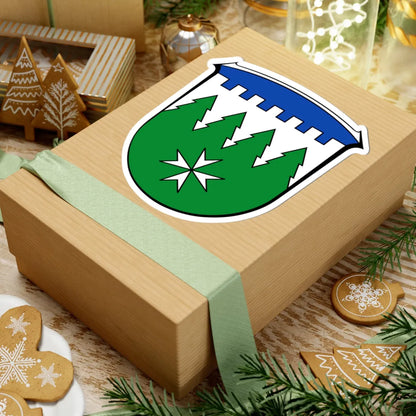 Wappen Burgwald (Germany) (Coat of Arms) STICKER Vinyl Kiss-Cut Decal - The Sticker Space