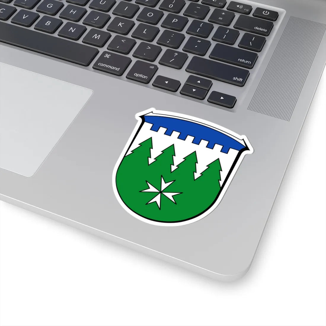 Wappen Burgwald (Germany) (Coat of Arms) STICKER Vinyl Kiss-Cut Decal - The Sticker Space