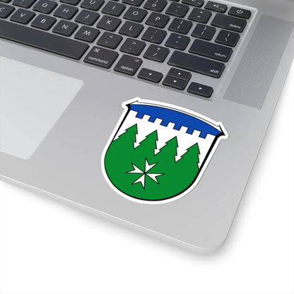 Wappen Burgwald (Germany) (Coat of Arms) STICKER Vinyl Kiss-Cut Decal - The Sticker Space