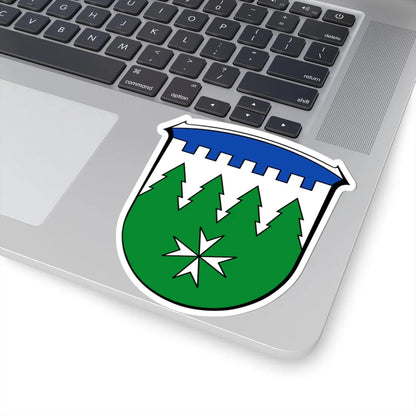 Wappen Burgwald (Germany) (Coat of Arms) STICKER Vinyl Kiss-Cut Decal - The Sticker Space