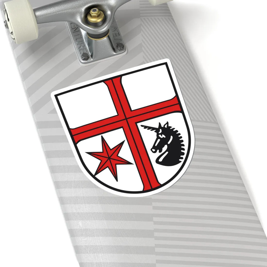 Wappen Burlafingen (Germany) (Coat of Arms) STICKER Vinyl Kiss-Cut Decal - The Sticker Space