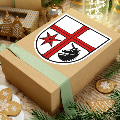 Wappen Burlafingen (Germany) (Coat of Arms) STICKER Vinyl Kiss-Cut Decal - The Sticker Space