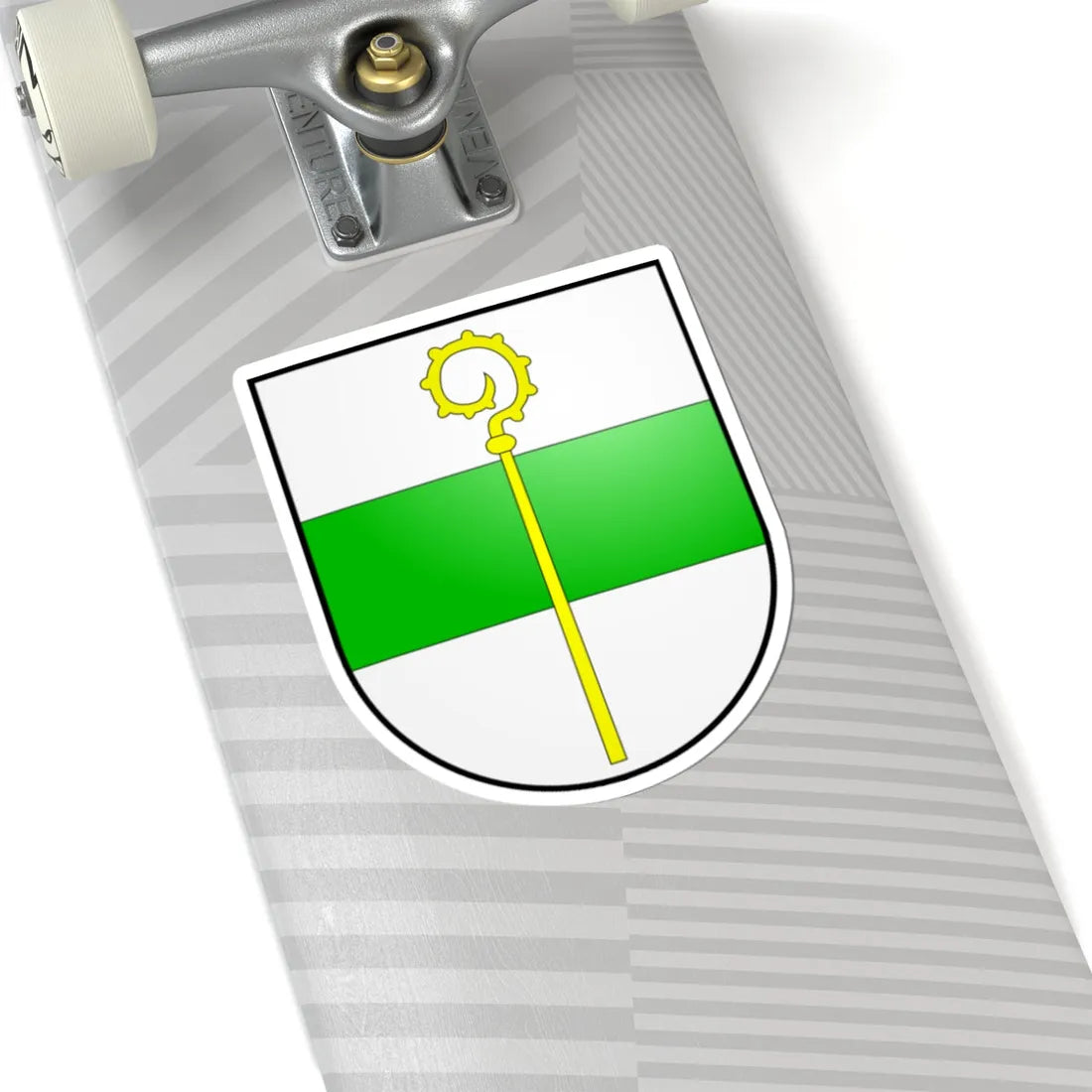 Wappen buttikon (Switzerland) (Coat of Arms) STICKER Vinyl Kiss-Cut Decal - The Sticker Space