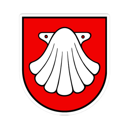 Wappen Buttwil (Switzerland) (Coat of Arms) STICKER Vinyl Kiss-Cut Decal 3 Inch White - The Sticker Space