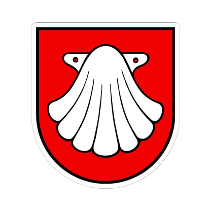 Wappen Buttwil (Switzerland) (Coat of Arms) STICKER Vinyl Kiss-Cut Decal 6 Inch White - The Sticker Space