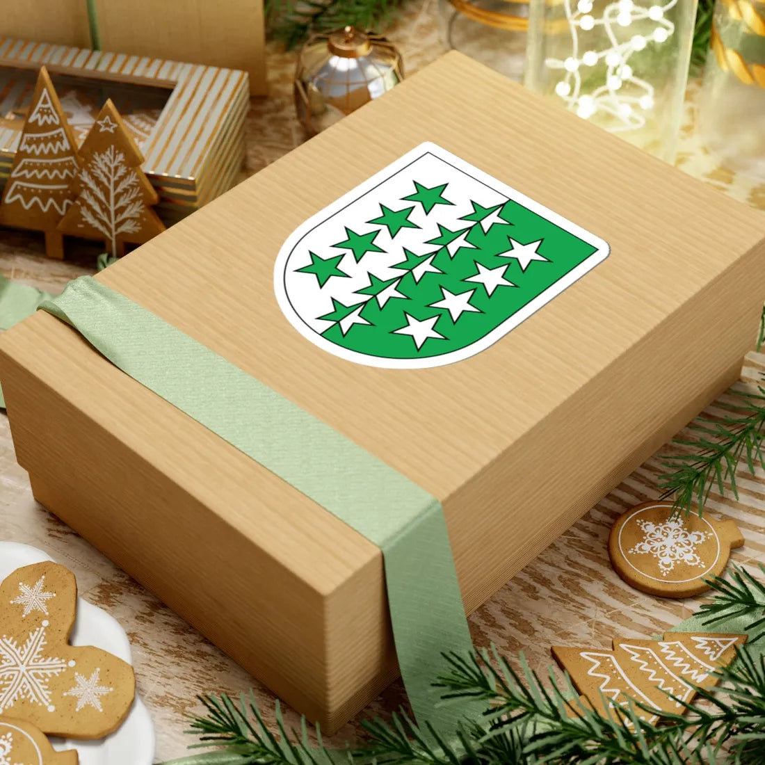 Wappen Chablais matt (Switzerland) (Coat of Arms) STICKER Vinyl Kiss-Cut Decal - The Sticker Space