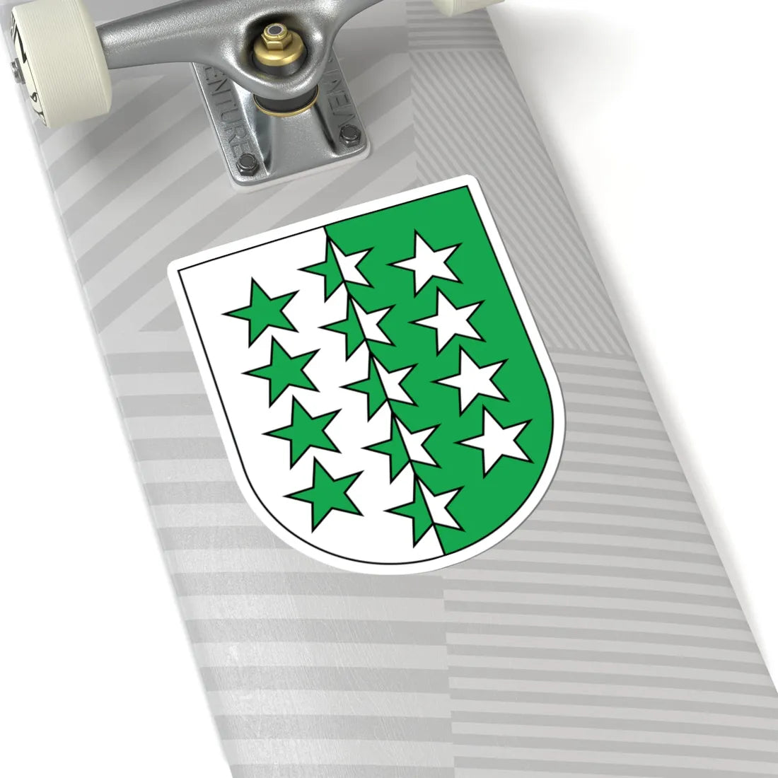 Wappen Chablais matt (Switzerland) (Coat of Arms) STICKER Vinyl Kiss-Cut Decal - The Sticker Space