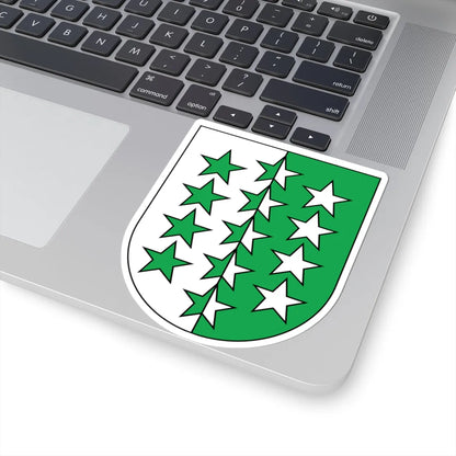 Wappen Chablais matt (Switzerland) (Coat of Arms) STICKER Vinyl Kiss-Cut Decal - The Sticker Space