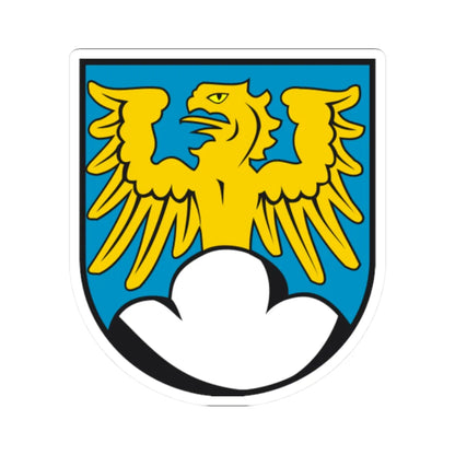 Wappen Cirkwehrum (Germany) (Coat of Arms) STICKER Vinyl Kiss-Cut Decal 2 Inch White - The Sticker Space