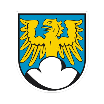 Wappen Cirkwehrum (Germany) (Coat of Arms) STICKER Vinyl Kiss-Cut Decal 6 Inch White - The Sticker Space