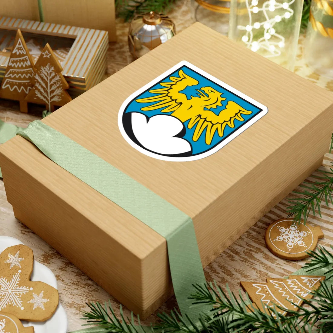 Wappen Cirkwehrum (Germany) (Coat of Arms) STICKER Vinyl Kiss-Cut Decal - The Sticker Space