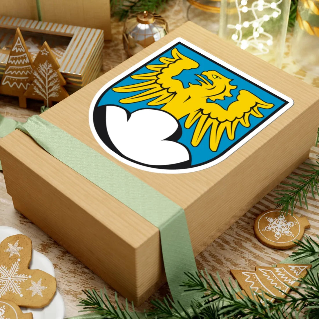 Wappen Cirkwehrum (Germany) (Coat of Arms) STICKER Vinyl Kiss-Cut Decal - The Sticker Space