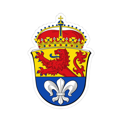 Wappen Darmstadt (Germany) (Coat of Arms) STICKER Vinyl Kiss-Cut Decal 4 Inch White - The Sticker Space