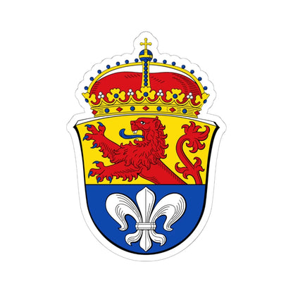 Wappen Darmstadt (Germany) (Coat of Arms) STICKER Vinyl Kiss-Cut Decal 6 Inch White - The Sticker Space