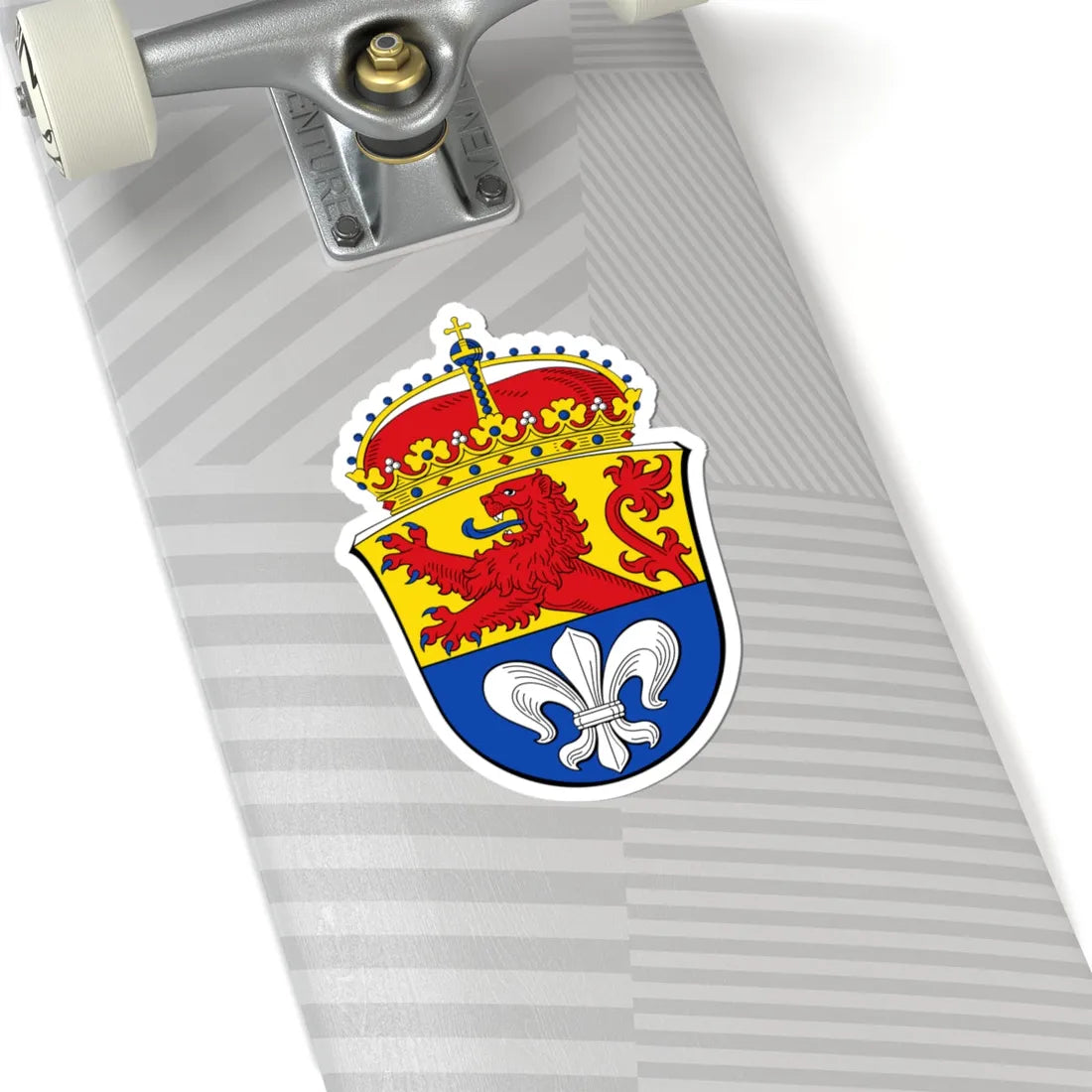 Wappen Darmstadt (Germany) (Coat of Arms) STICKER Vinyl Kiss-Cut Decal - The Sticker Space