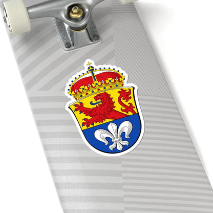 Wappen Darmstadt (Germany) (Coat of Arms) STICKER Vinyl Kiss-Cut Decal - The Sticker Space
