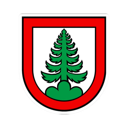 Wappen Densbüren (Switzerland) (Coat of Arms) STICKER Vinyl Kiss-Cut Decal 2 Inch White - The Sticker Space