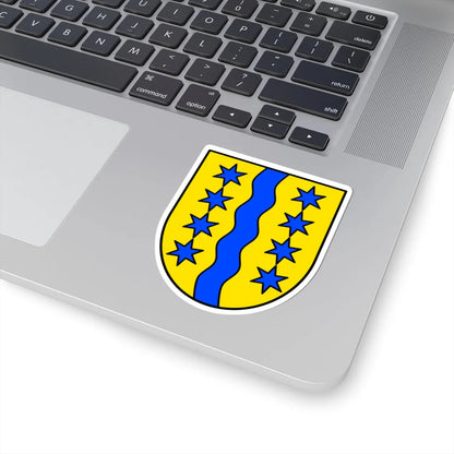 Wappen der Gemeinde Glarus Nord (Switzerland) (Coat of Arms) STICKER Vinyl Kiss-Cut Decal - The Sticker Space