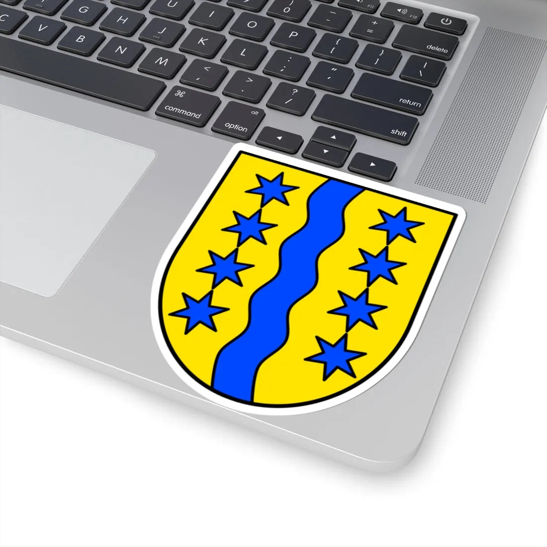 Wappen der Gemeinde Glarus Nord (Switzerland) (Coat of Arms) STICKER Vinyl Kiss-Cut Decal - The Sticker Space