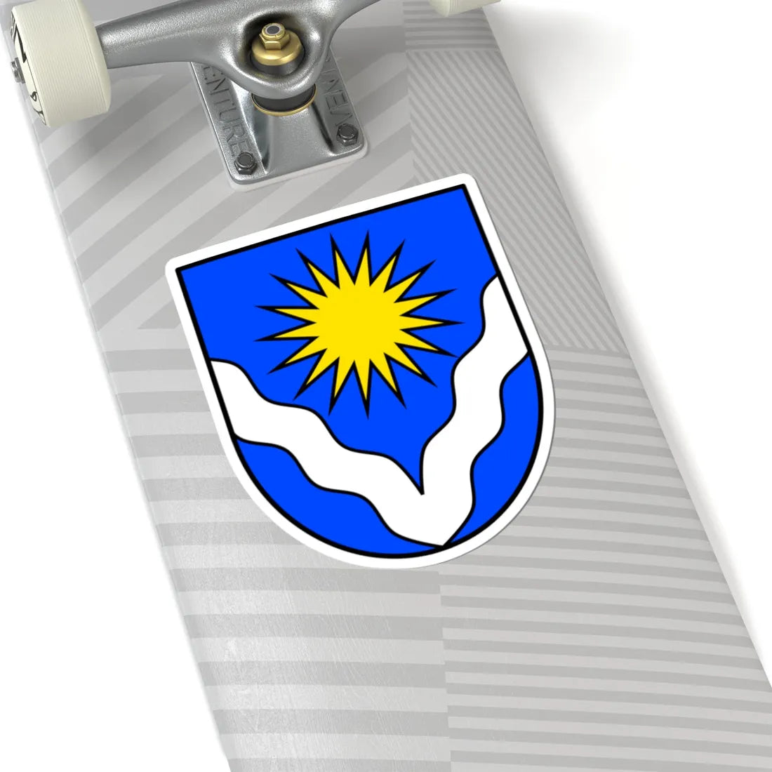 Wappen der Gemeinde Glarus Süd (Switzerland) (Coat of Arms) STICKER Vinyl Kiss-Cut Decal - The Sticker Space