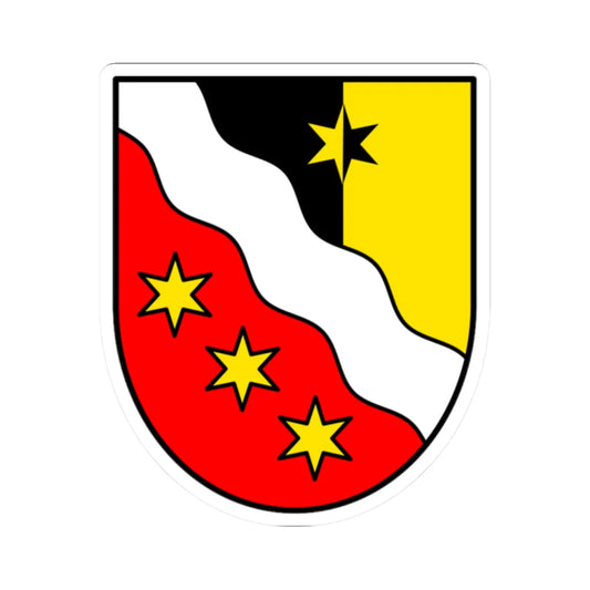 Wappen der Gemeinde Glarus (Switzerland) (Coat of Arms) STICKER Vinyl Kiss-Cut Decal 2 Inch White - The Sticker Space