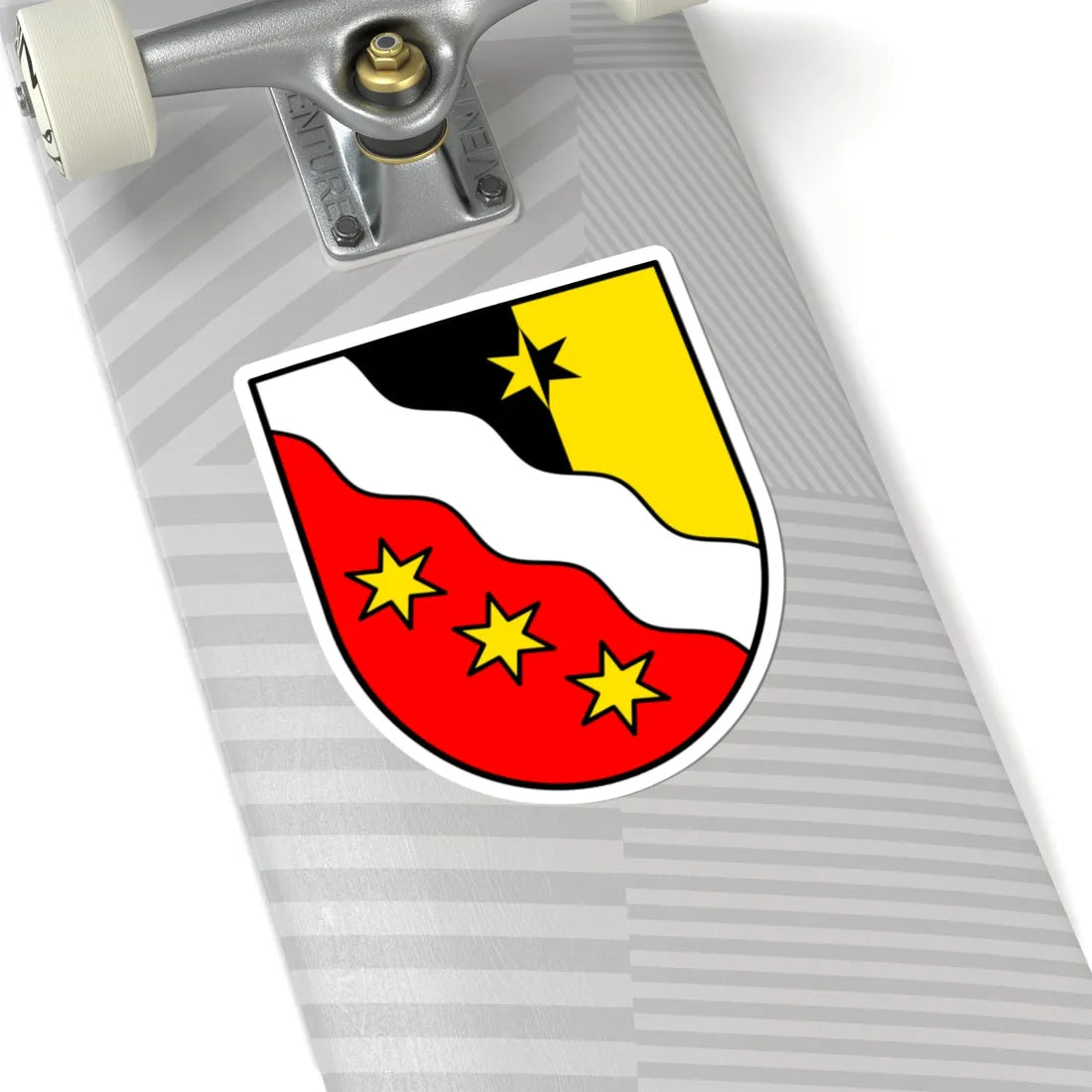 Wappen der Gemeinde Glarus (Switzerland) (Coat of Arms) STICKER Vinyl Kiss-Cut Decal - The Sticker Space