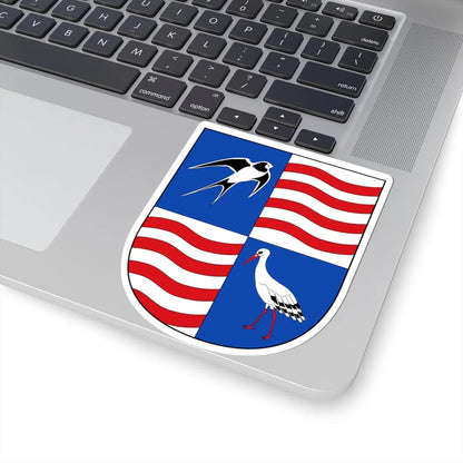 Wappen der Gemeinde Neuhausen-Spree (Germany) (Coat of Arms) STICKER Vinyl Kiss-Cut Decal - The Sticker Space