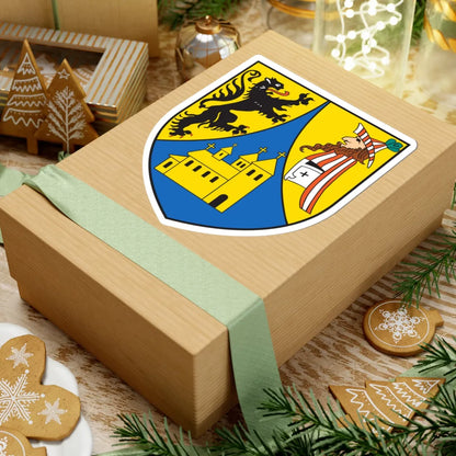 Wappen der Großen Kreisstadt Borna (Germany) (Coat of Arms) STICKER Vinyl Kiss-Cut Decal - The Sticker Space