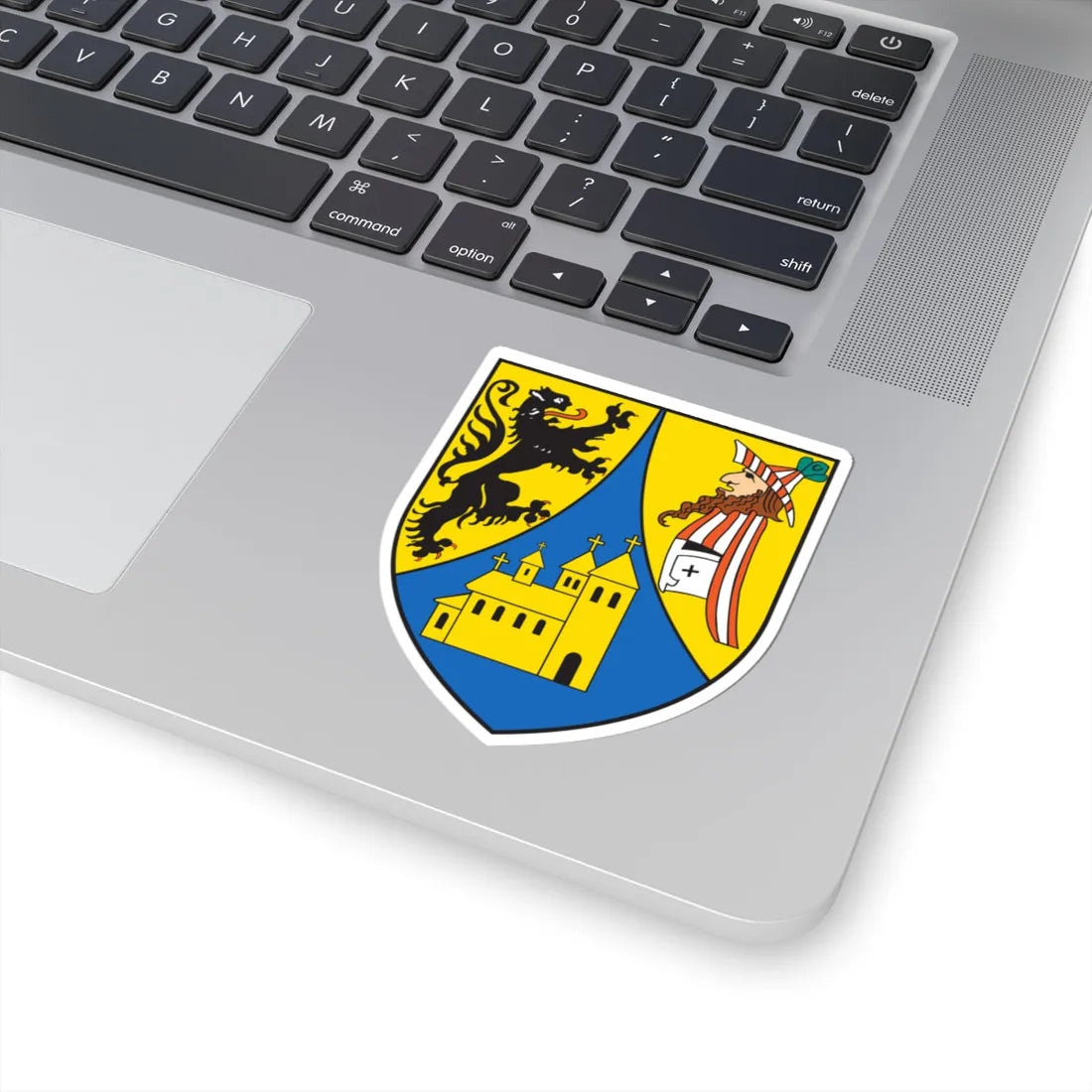Wappen der Großen Kreisstadt Borna (Germany) (Coat of Arms) STICKER Vinyl Kiss-Cut Decal - The Sticker Space
