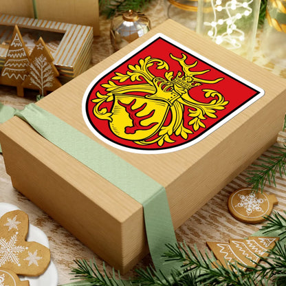 Wappen der Stadt Forst Lausitz (Germany) (Coat of Arms) STICKER Vinyl Kiss-Cut Decal - The Sticker Space