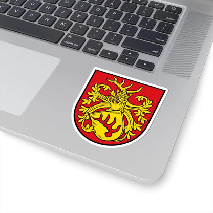 Wappen der Stadt Forst Lausitz (Germany) (Coat of Arms) STICKER Vinyl Kiss-Cut Decal - The Sticker Space