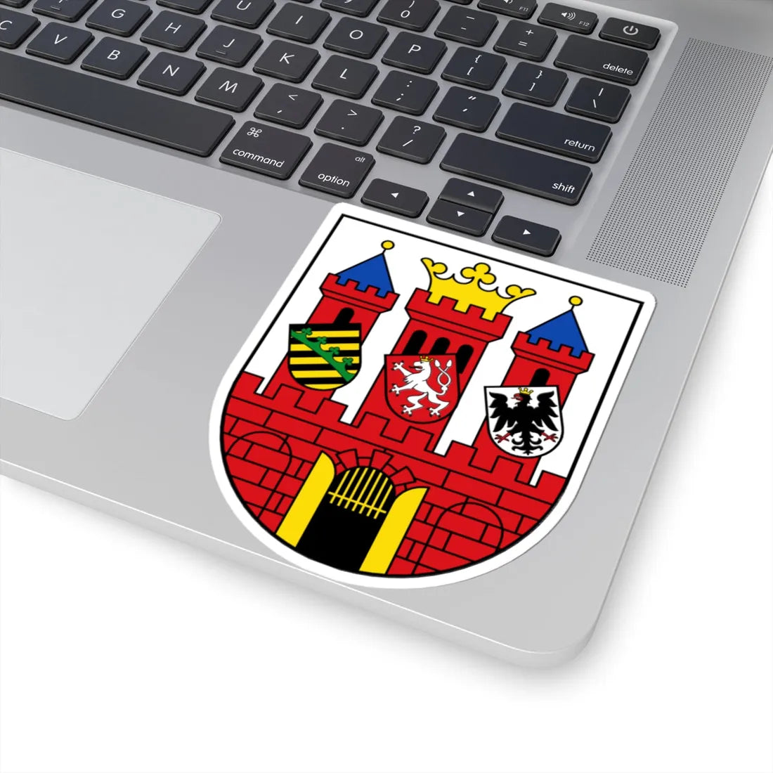 Wappen der Stadt Guben (Germany) (Coat of Arms) STICKER Vinyl Kiss-Cut Decal - The Sticker Space