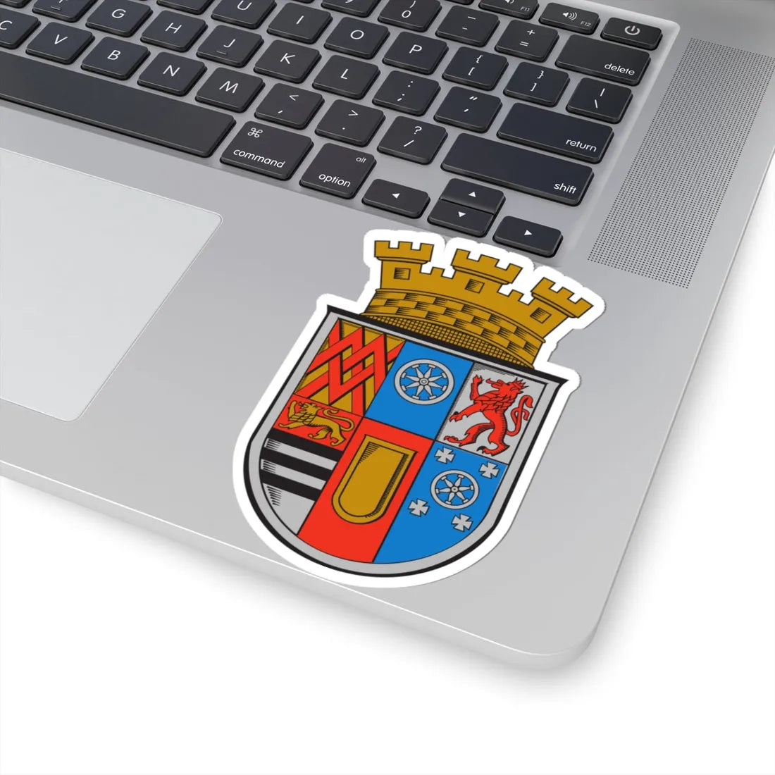 Wappen der Stadt Mülheim an der Ruhr (Germany) (Coat of Arms) STICKER Vinyl Kiss-Cut Decal - The Sticker Space