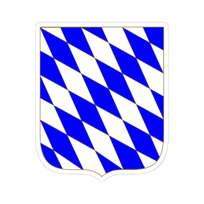 Wappen des Haus Wittelsbach (Germany) (Coat of Arms) STICKER Vinyl Kiss-Cut Decal 6 Inch White - The Sticker Space
