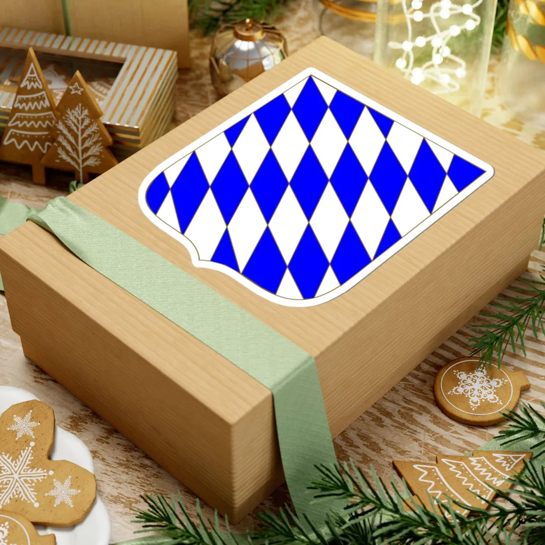 Wappen des Haus Wittelsbach (Germany) (Coat of Arms) STICKER Vinyl Kiss-Cut Decal - The Sticker Space