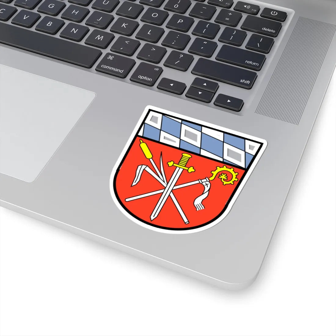 Wappen des landkreises bad aibling (Germany) (Coat of Arms) STICKER Vinyl Kiss-Cut Decal - The Sticker Space