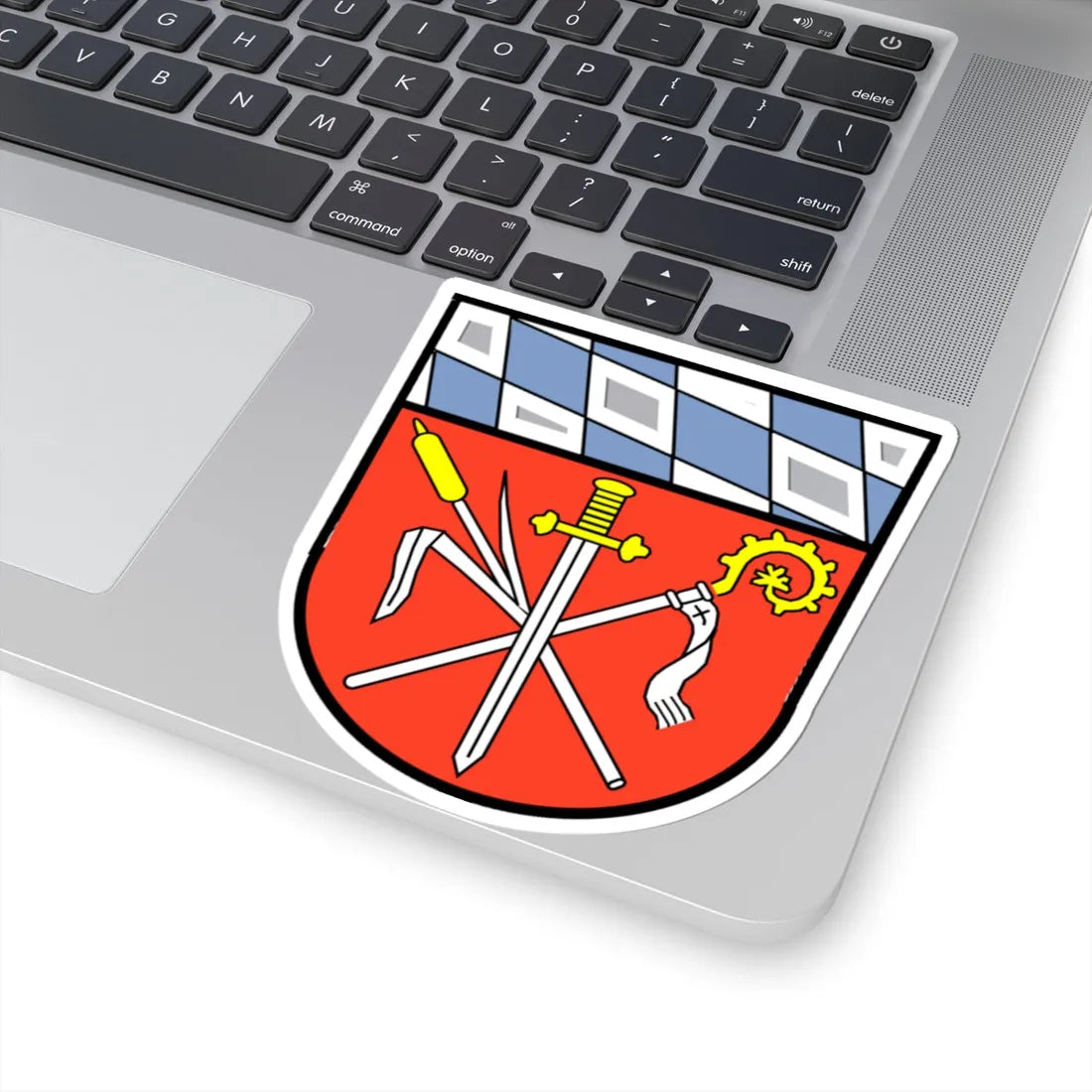 Wappen des landkreises bad aibling (Germany) (Coat of Arms) STICKER Vinyl Kiss-Cut Decal - The Sticker Space