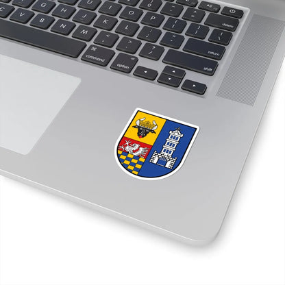 Wappen des Landkreises Demmin (Germany) (Coat of Arms) STICKER Vinyl Kiss-Cut Decal - The Sticker Space