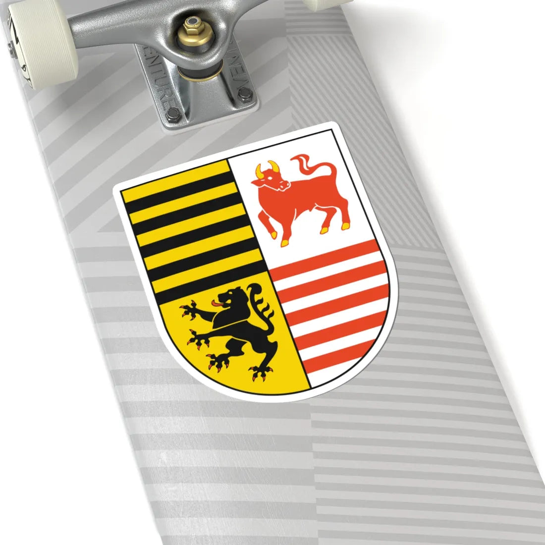 Wappen des Landkreises Elbe-Elster (Germany) (Coat of Arms) STICKER Vinyl Kiss-Cut Decal - The Sticker Space