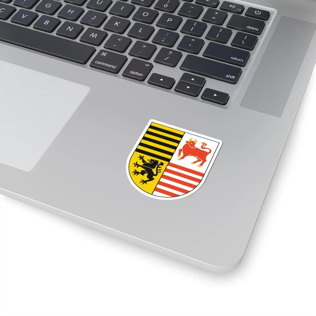 Wappen des Landkreises Elbe-Elster (Germany) (Coat of Arms) STICKER Vinyl Kiss-Cut Decal - The Sticker Space