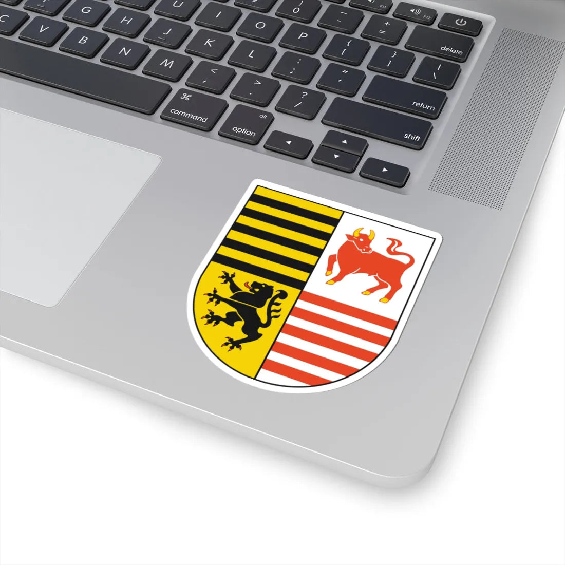 Wappen des Landkreises Elbe-Elster (Germany) (Coat of Arms) STICKER Vinyl Kiss-Cut Decal - The Sticker Space