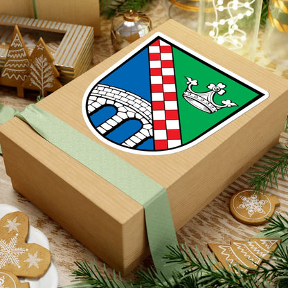 Wappen des Landkreises Fürstenfeldbruck (Germany) (Coat of Arms) STICKER Vinyl Kiss-Cut Decal - The Sticker Space