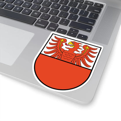 Wappen des Landkreises Oberbarnim (Germany) (Coat of Arms) STICKER Vinyl Kiss-Cut Decal - The Sticker Space