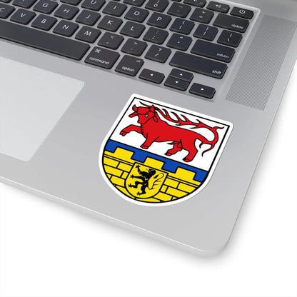 Wappen des Landkreises Oberspreewald-Lausitz (Germany) (Coat of Arms) STICKER Vinyl Kiss-Cut Decal - The Sticker Space