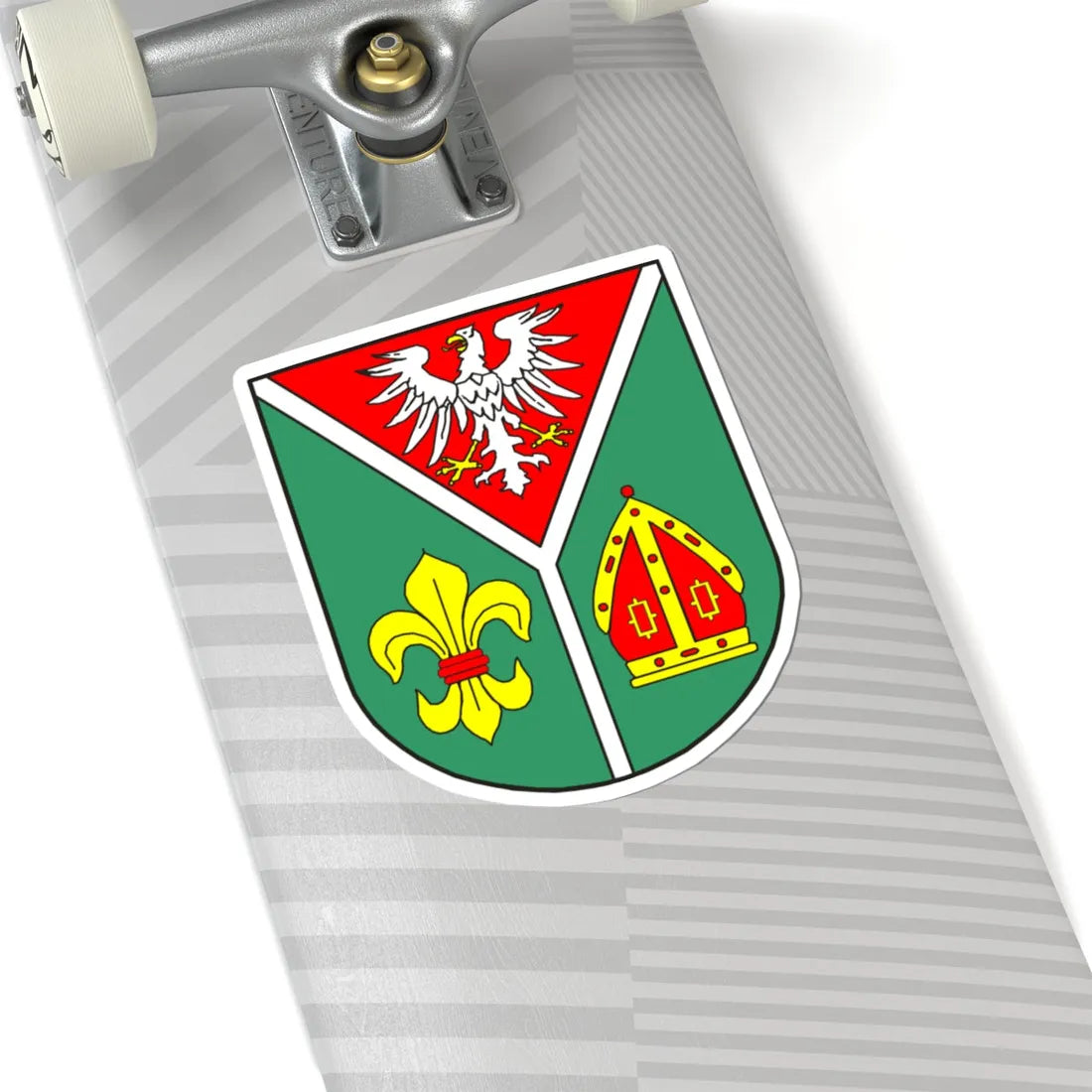 Wappen des Landkreises Ostprignitz-Ruppin (Germany) (Coat of Arms) STICKER Vinyl Kiss-Cut Decal - The Sticker Space