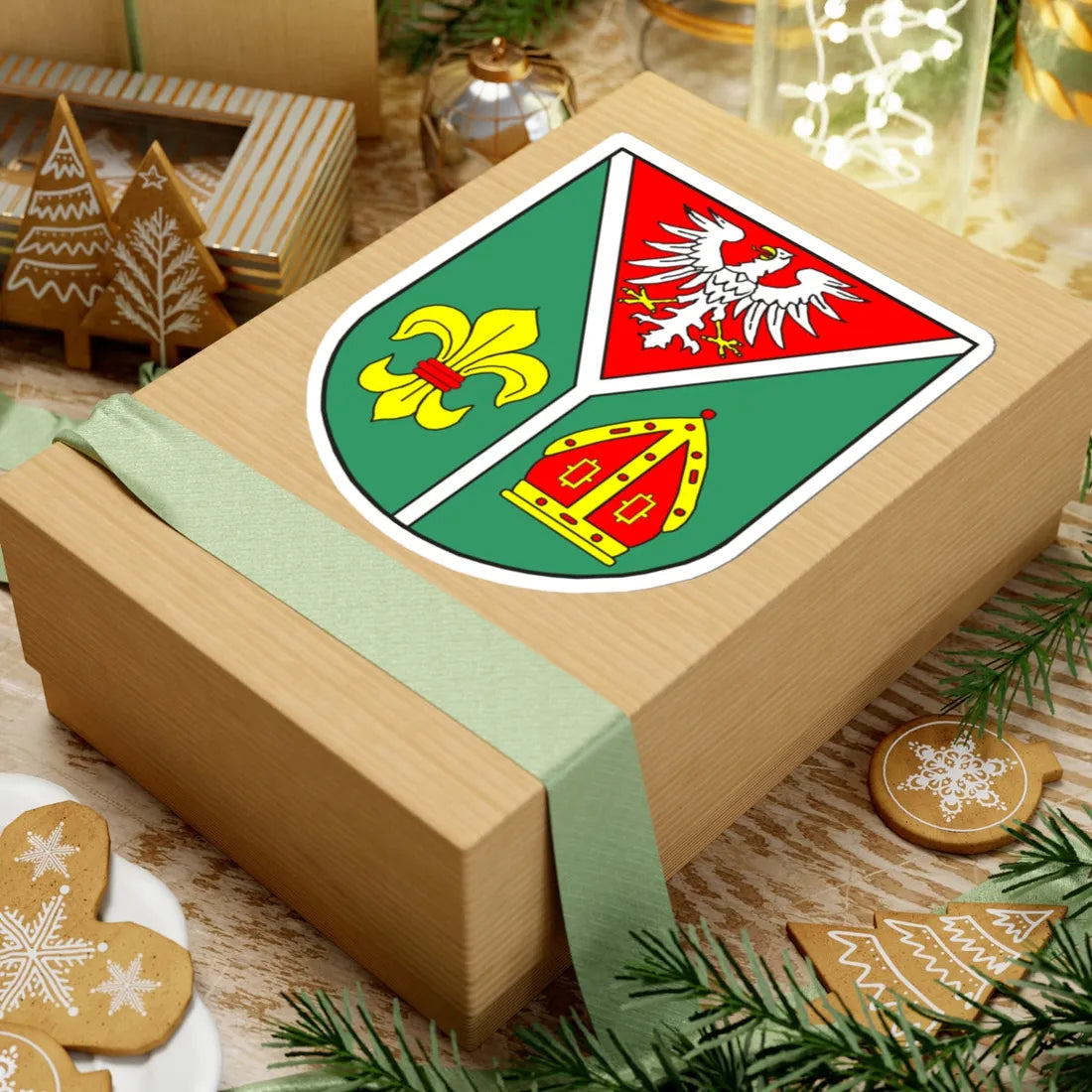 Wappen des Landkreises Ostprignitz-Ruppin (Germany) (Coat of Arms) STICKER Vinyl Kiss-Cut Decal - The Sticker Space