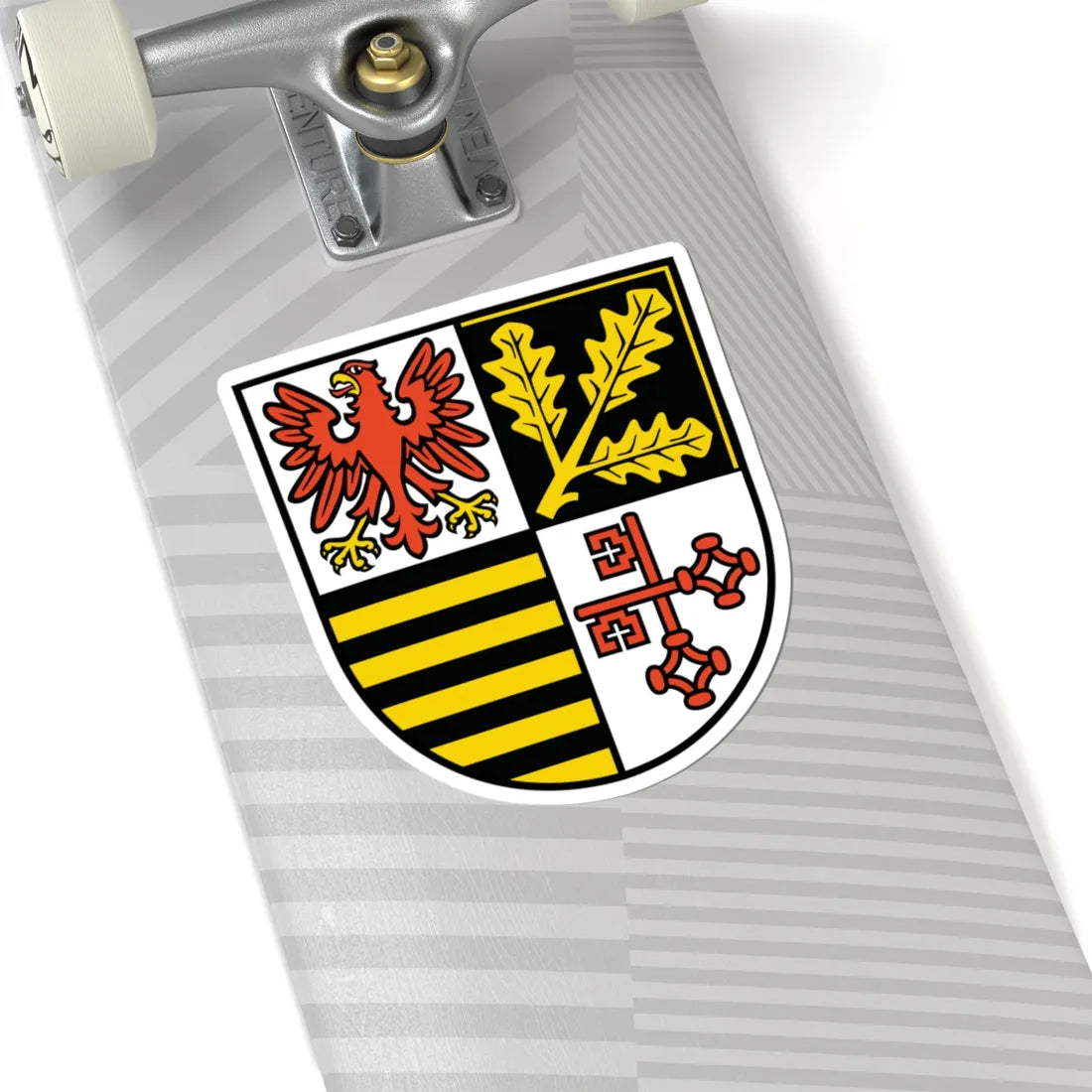 Wappen des Landkreises Potsdam-Mittelmark (Germany) (Coat of Arms) STICKER Vinyl Kiss-Cut Decal - The Sticker Space