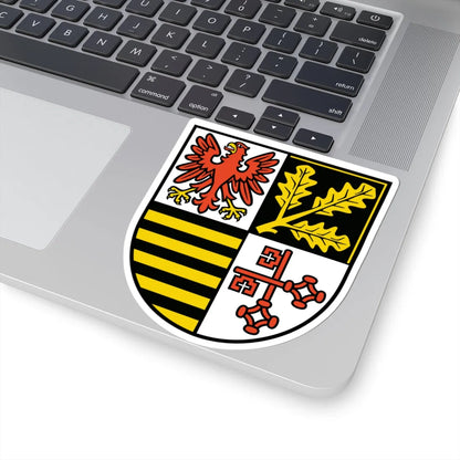 Wappen des Landkreises Potsdam-Mittelmark (Germany) (Coat of Arms) STICKER Vinyl Kiss-Cut Decal - The Sticker Space