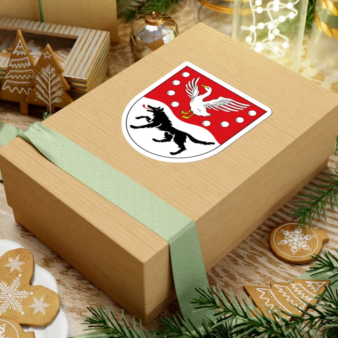 Wappen des Landkreises Prignitz (Germany) (Coat of Arms) STICKER Vinyl Kiss-Cut Decal - The Sticker Space